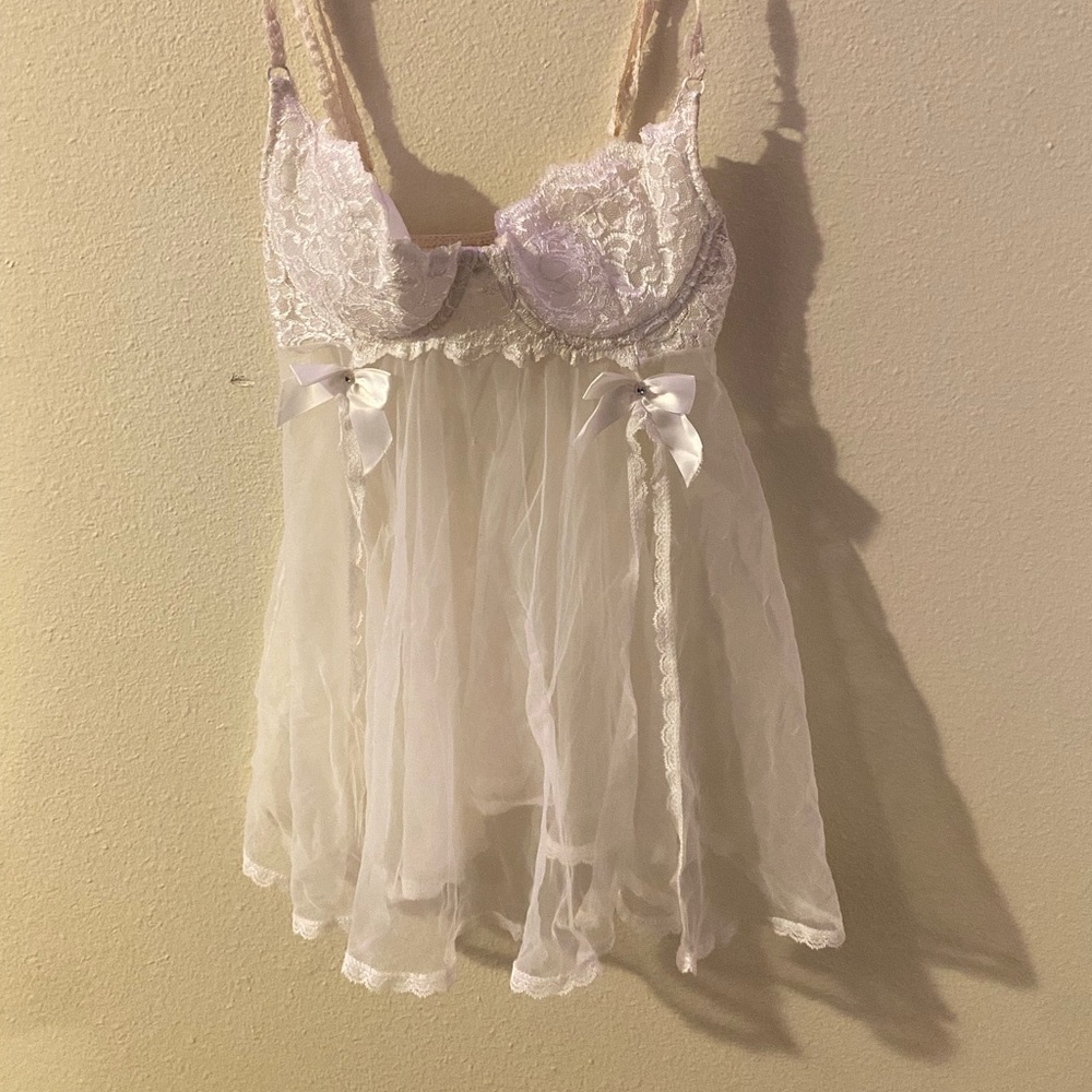 flowy lacey lingerie top